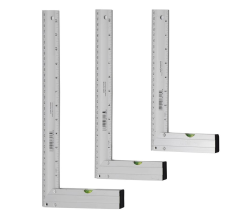 Venoa Master Alüminyum Marangoz Gönye Cetvel Su Terazili 250 mm