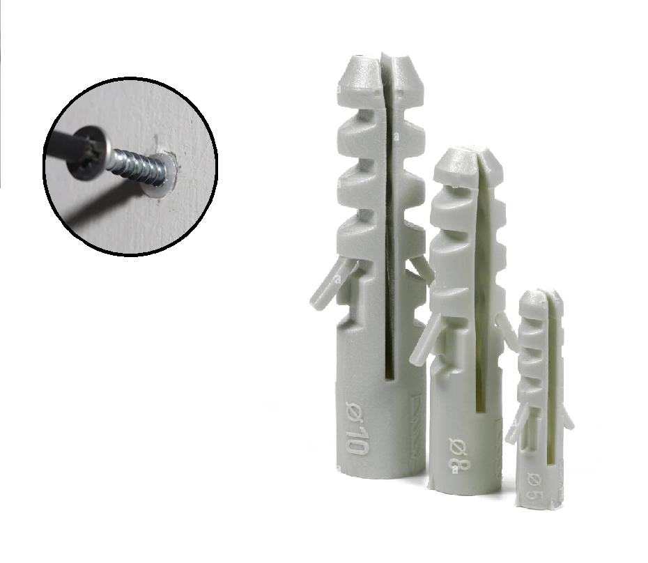 Venoa DB80 Plastik Dübel Karma Seti Paket 80 Adet