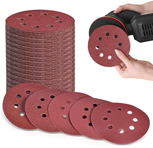 Venoa Ahşap Metal Delikli Cırt Zımpara Kağıdı 125 mm 5 Adet
