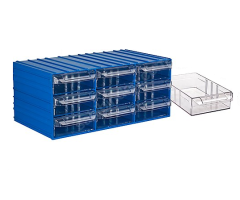 Venoa DS10 Şeffaf Çekmeceli Avadanlık Parça Kutusu 20 Parça 85x120x40 mm