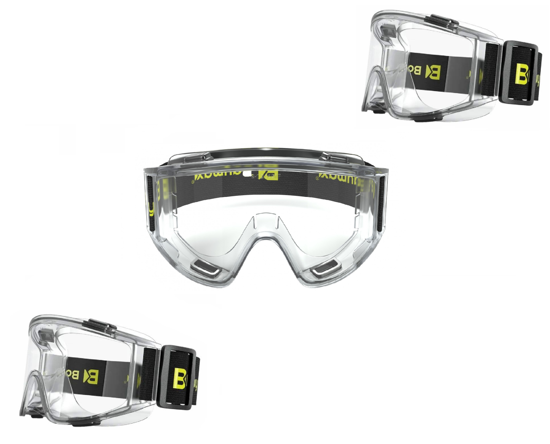 Baymax S550 Buğulanmaz Kimyasal Göz Koruyucu Gözlük