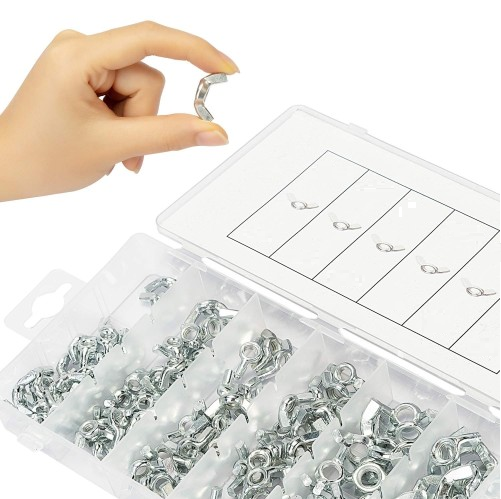 Venoa DKS115 Galvanizli Kelebek Somun Seti Çantalı 115 Parça