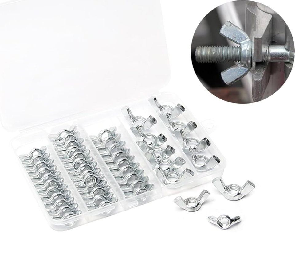 Venoa DKS115 Galvanizli Kelebek Somun Seti Çantalı 115 Parça