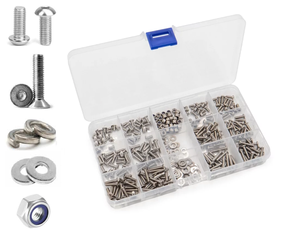 Venoa PVSP310 M6 İnox Vida Somun Pul Seti Çantalı 310 Parça