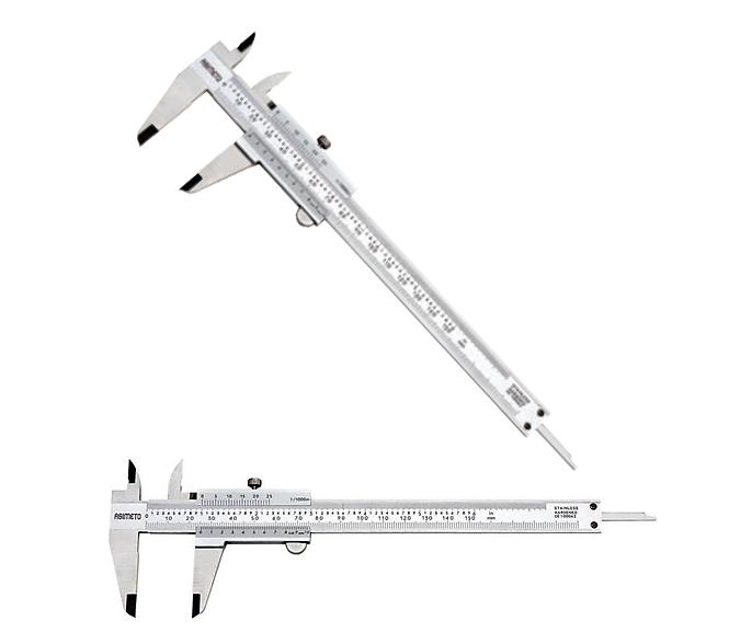 Asimeto Profesyonel Düz Tip Kumpas 0,02-200 mm