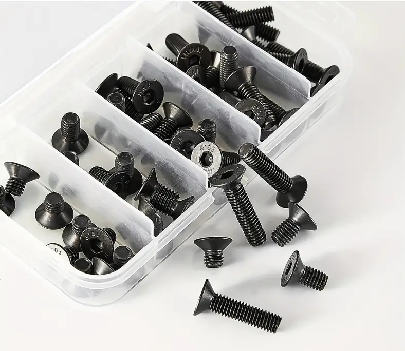 Venoa HİC100 Havşabaş İmbus Civata Seti M6 Çantalı 100 Parça