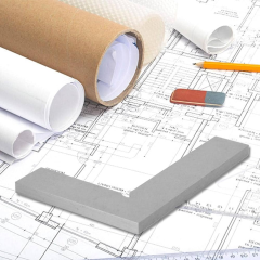 Venoa Endüstriyel Düz Tip Gönye 200x130 mm