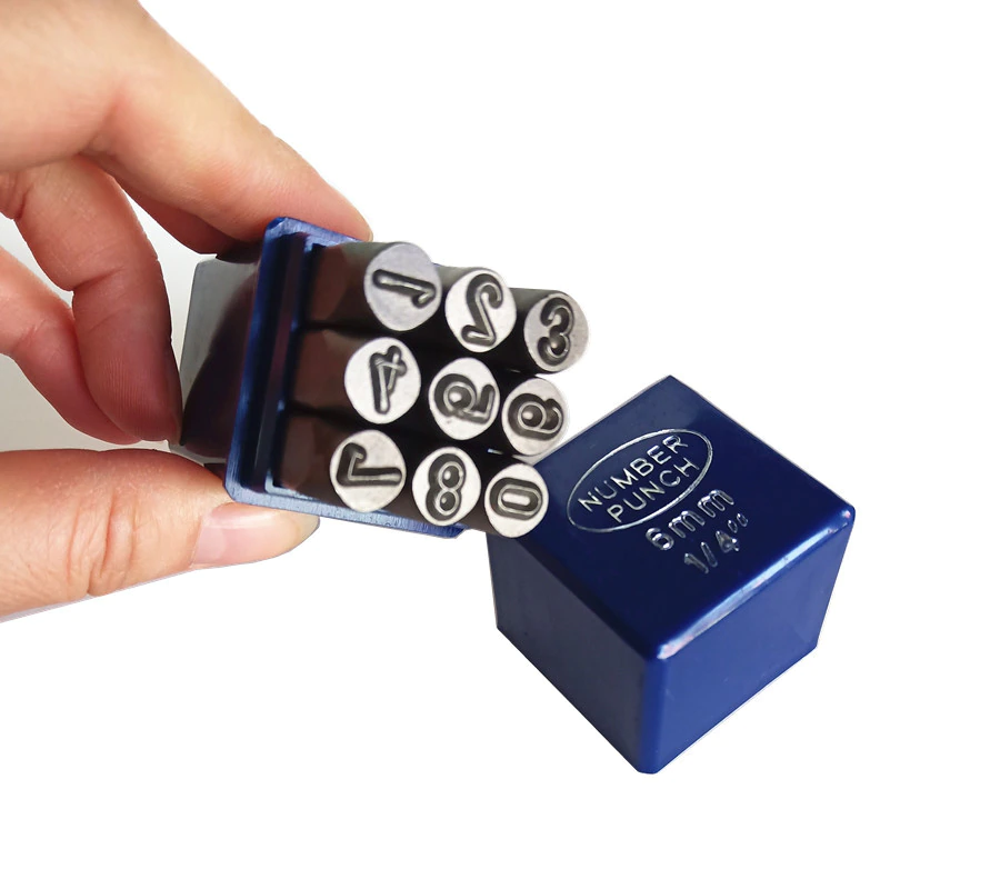 Venoa VRN030 Rakam İşaretleme Çakma Takımı 9 Parça 3 mm