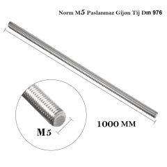 Norm M5 Paslanmaz Gijon Tij Dın 976