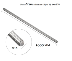 Norm M10 Paslanmaz Gijon Tij Dın 976