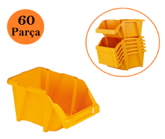 Venoa DP10 Depo Raf Düzenleyici Parça Saklama Avadanlık Kutusu 60 Parça 103x165x75 mm