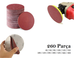 Venoa Ahşap Metal Cırt Zımpara Kağıdı 115 mm 260 Parça