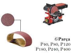 Venoa Einhell TC US 380 Uyumlu Bant Zımpara Kağıdı 6 Parça