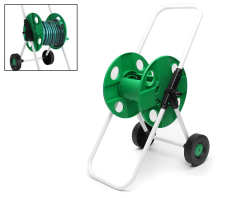 Venoa Meteor VDE35 Kırılmaz Örgülü Tekerlek Makaralı Bahçe Su Hortumu 35 Mt 6 Parça