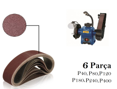 Venoa Scheppach BGS700 Uyumlu Bant Zımpara Kağıdı 6 Parça