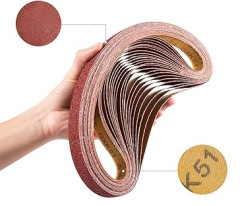 Venoa Scheppach BTS700 Uyumlu 50x686 Bant Zımpara Kağıdı 6 Parça