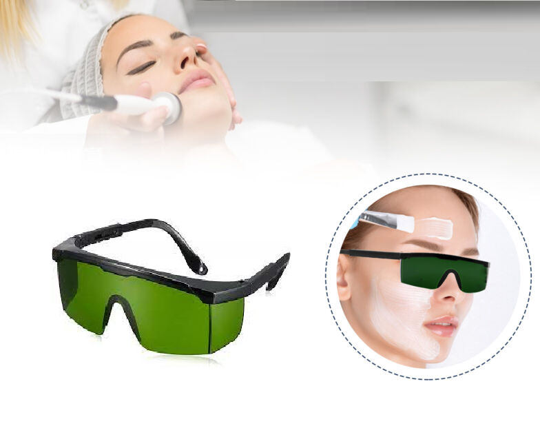 Venoa Y200 Epilasyon Lazer Personel Koruyucu Yeşil Gözlük