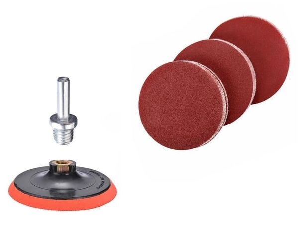 Venoa Ahşap Metal Cırt Zımpara Kağıdı 115 mm Disk ve Matkap Uç Set 72 Parça