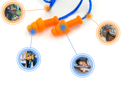 Honeywell SmarFit Gürültü Ses Önleyici Kulak Tıkayıcı İpli 30 dB 10 Çift