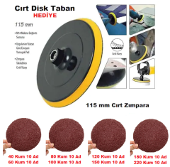 Venoa Cırt Zımpara Kağıdı 115 mm Paket 80 Adet
