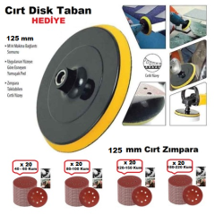 Venoa Delikli Cırt Zımpara Kağıdı 125 mm Paket 80 Adet